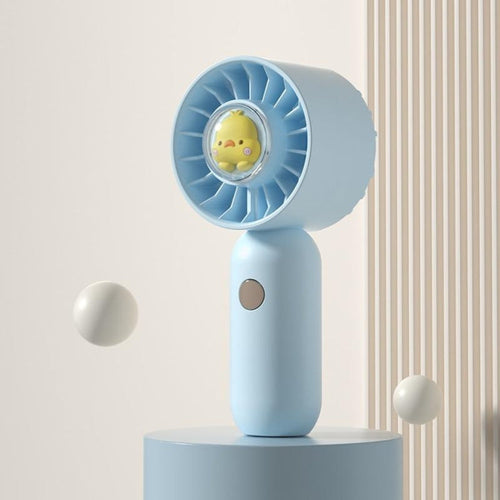 Hand Holds Small Fan Portable Mini Pocket Fan, Style: Blue Duck | Bowlift
