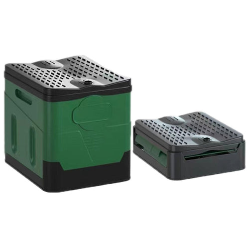 BowLift | Auto Folding Portable Toilet Outdoor Emergency Mobile Toilet (Army Green)