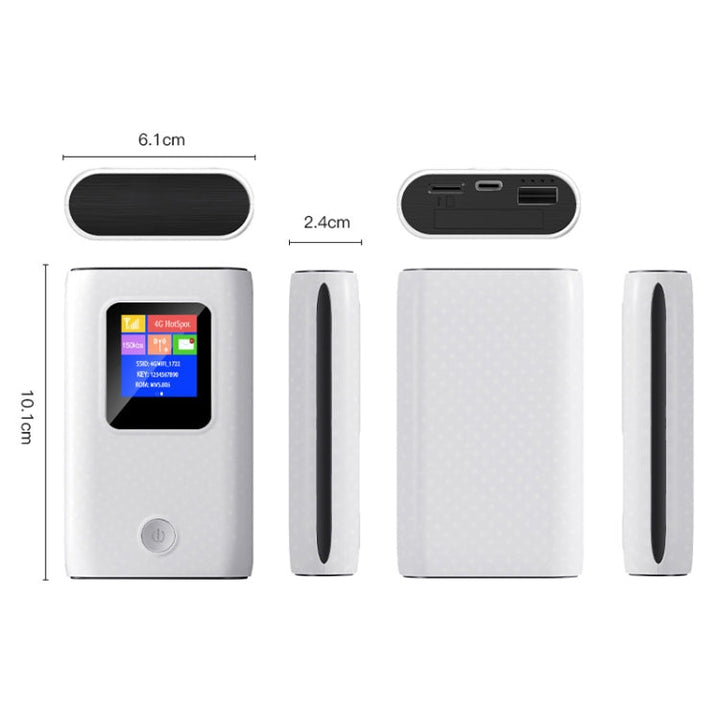 BowLift | MF905C Asia 4G LTE WIFI Router Portable 6000mAh Charger Wireless Hotspot 150Mbps Pocket Mobile Modem
