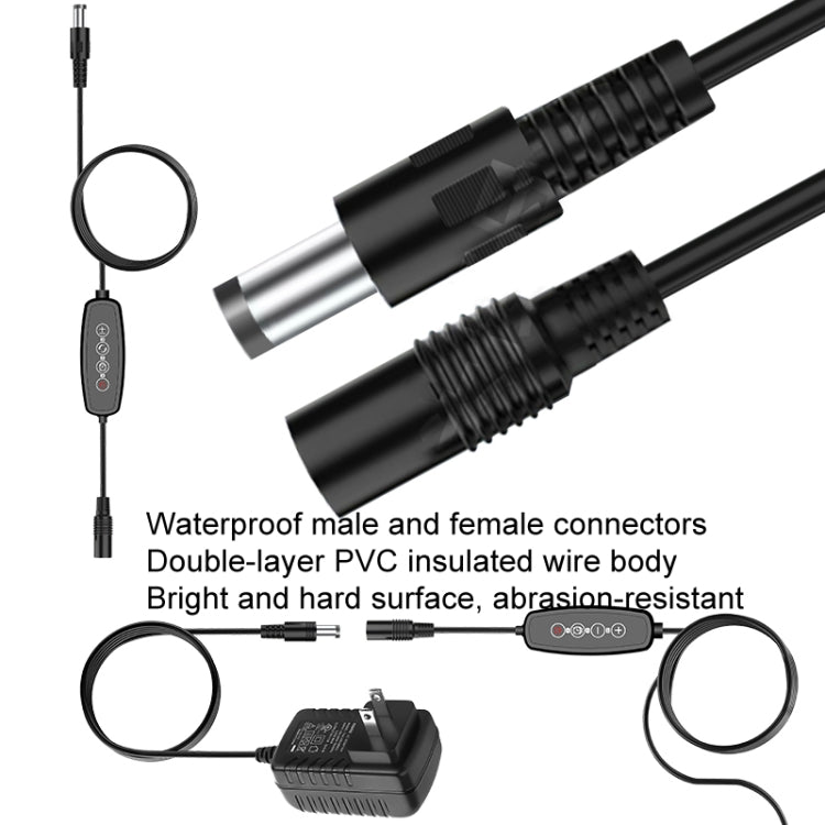 BowLift | 4 heads 12V Full Spectrum Red and Blue Light Panel Plant Growth Lamp Seedling Fill Lights (EU plug)