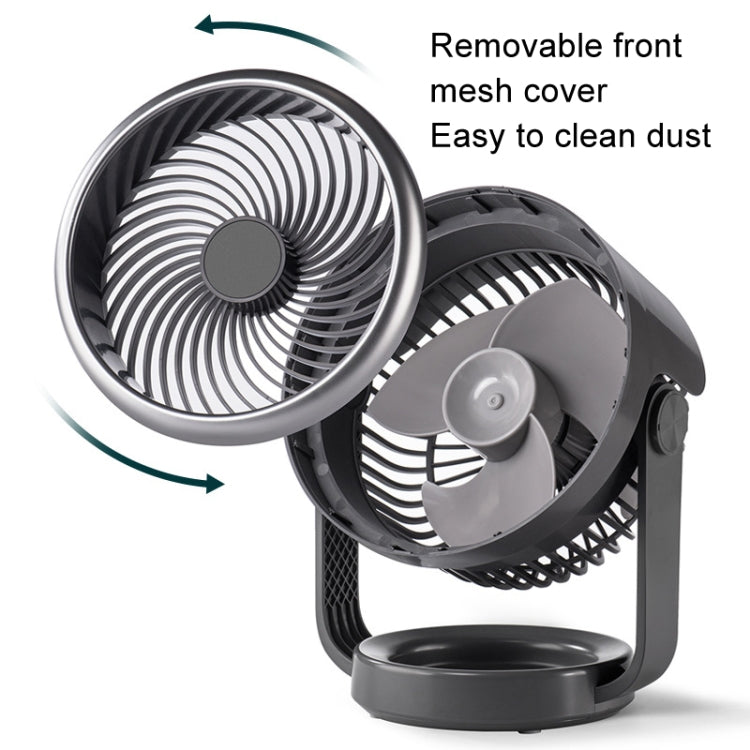 Air Circulating Fan USB Charging Desktop Quiet Fan(White) | Bowlift