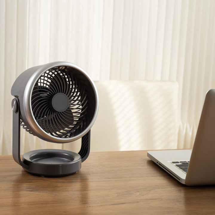 Air Circulating Fan USB Charging Desktop Quiet Fan(White) | Bowlift