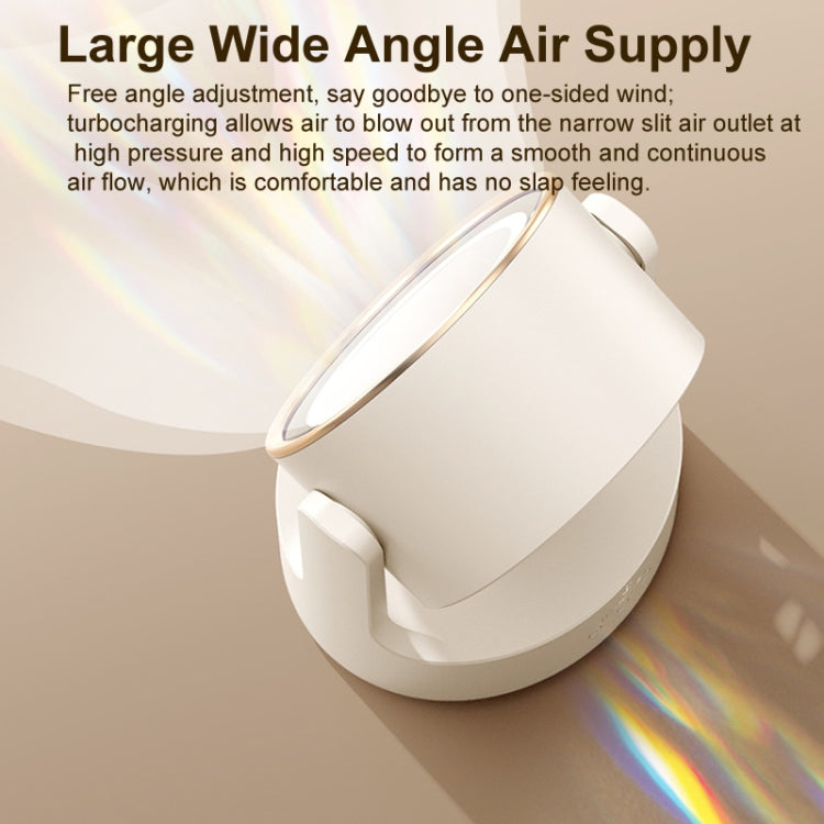 3 In 1 Multifunctional Desktop Fan with LED Light Cosmetic Mirror USB Plug Non-Oscillating | Bowlift