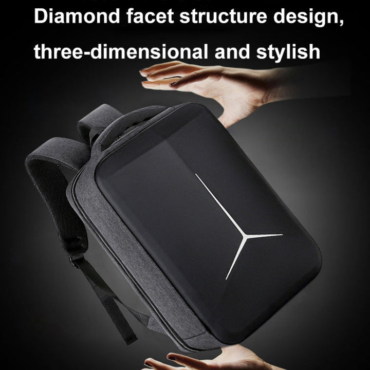BowLift | 15 Inch Multifunctional Waterproof Business Sports Laptop Backpack with USB Port (Black)