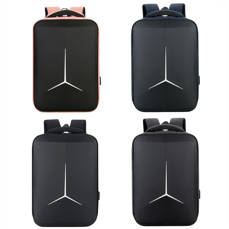 BowLift | 15 Inch Multifunctional Waterproof Business Sports Laptop Backpack with USB Port (Black)