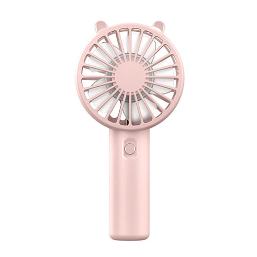 Mini USB Handheld Fan Rechargeable Portable Desktop Phone Holder(Pink) | Bowlift