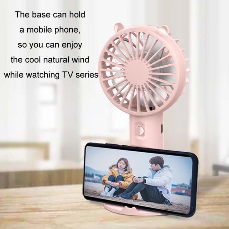 Mini USB Handheld Fan Rechargeable Portable Desktop Phone Holder(Green) | Bowlift
