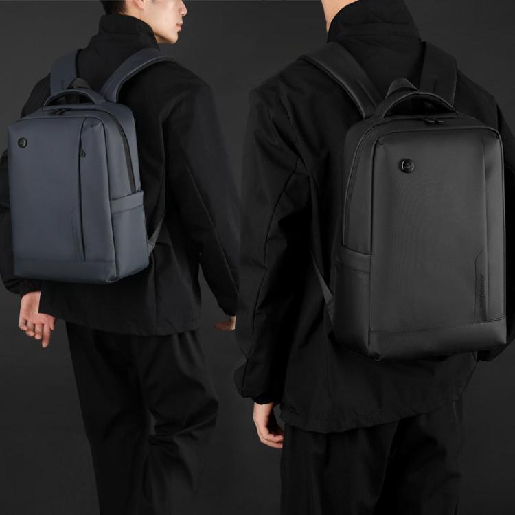 BowLift | Men's 14-Inch Laptop Backpack Waterproof Large Capacity Business Commuter Backpack (Black)