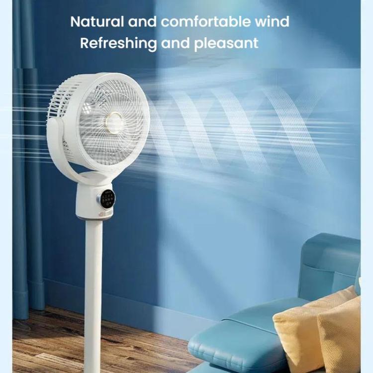 Air Circulation Fan Turbo Light Convection Standing Fan Remote Control Timer Floor Fan, Style: USB Plug | Bowlift