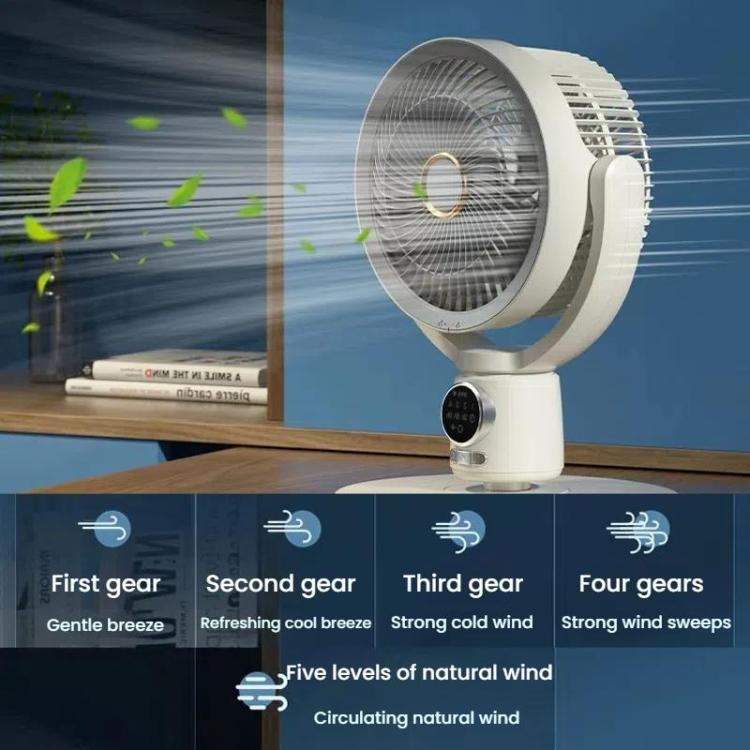 Air Circulation Fan Turbo Light Convection Standing Fan Remote Control Timer Floor Fan, Style: USB Plug | Bowlift
