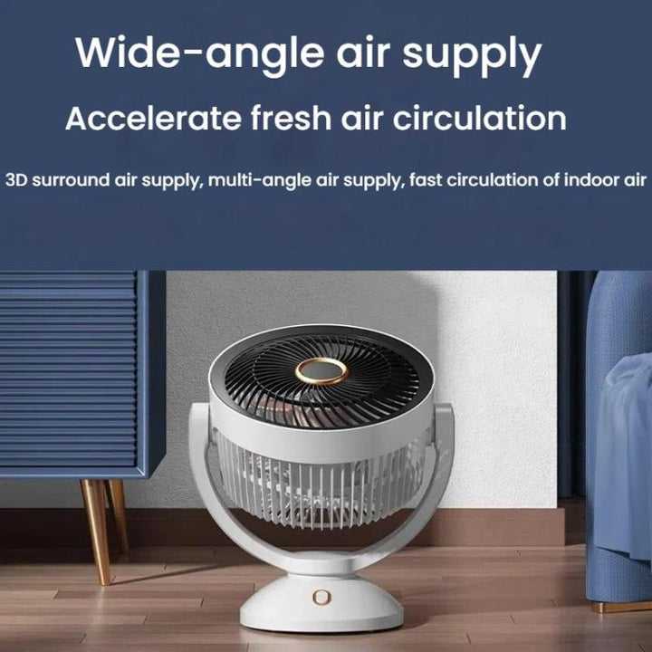 USB Air Circulation Fan Office Desktop Small Fan, Style: Rechargeable | Bowlift