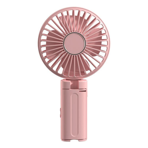 Folding Hanging Umbrella Fan USB Handheld Portable Umbrella Clip Fan Compact Desktop Fan(Pink) | Bowlift