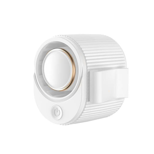 High-speed Waist-mounted Fan Outdoor Clip-on USB Mini Fan(White) | Bowlift