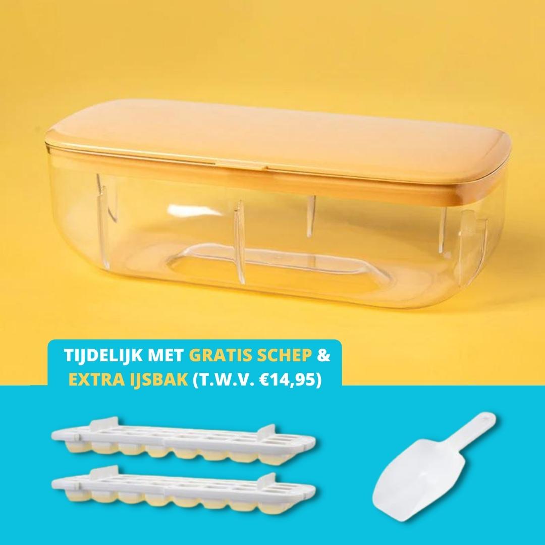 CoolCatcher – Handy Ice Cube Maker with Collection Tray Bowlift