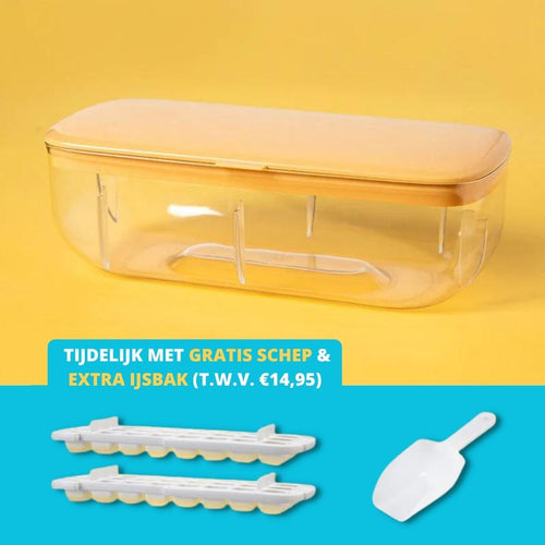 CoolCatcher – Handy Ice Cube Maker with Collection Tray Bowlift