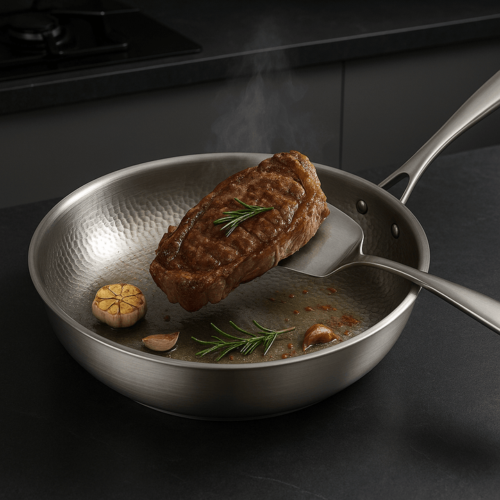 BowLift | PREMIUM PAN - High-quality titanium pan without coating for all hob types