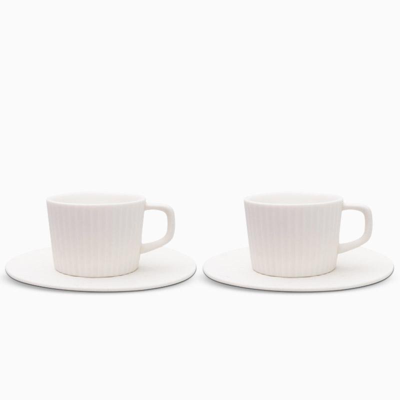 ElegantSips – Stoneware Coffee Mug Set with Spoon Bowlift