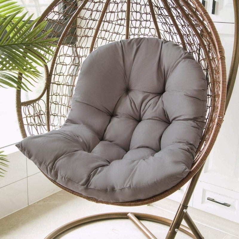 Comfort Cushion for Garden and Swing Chair – Dark Grey – 80x120 cm – For Indoor & Outdoor | Bowlift