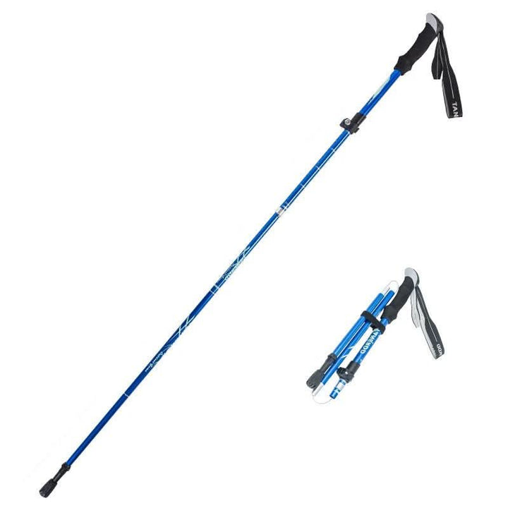 BowLift | Ultralight 5-piece telescopic trekking poles for mountain and hiking tours
