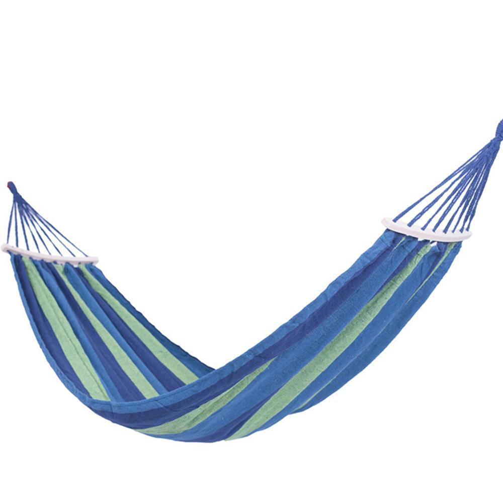Hammock - by Camping Hammock (blue striped) | Bowlift