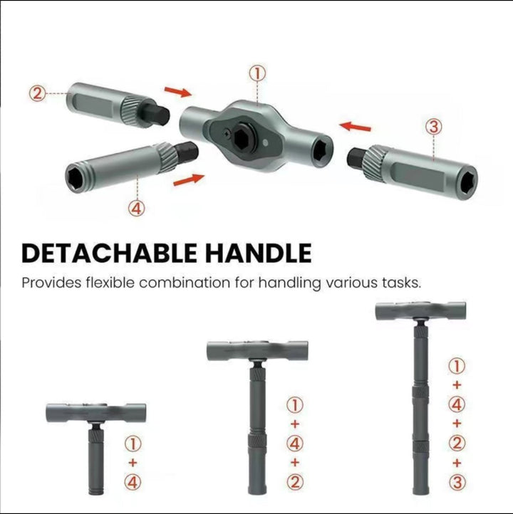BowLift | Compact 24-in-1 Screwdriver Set for Easy Storage
