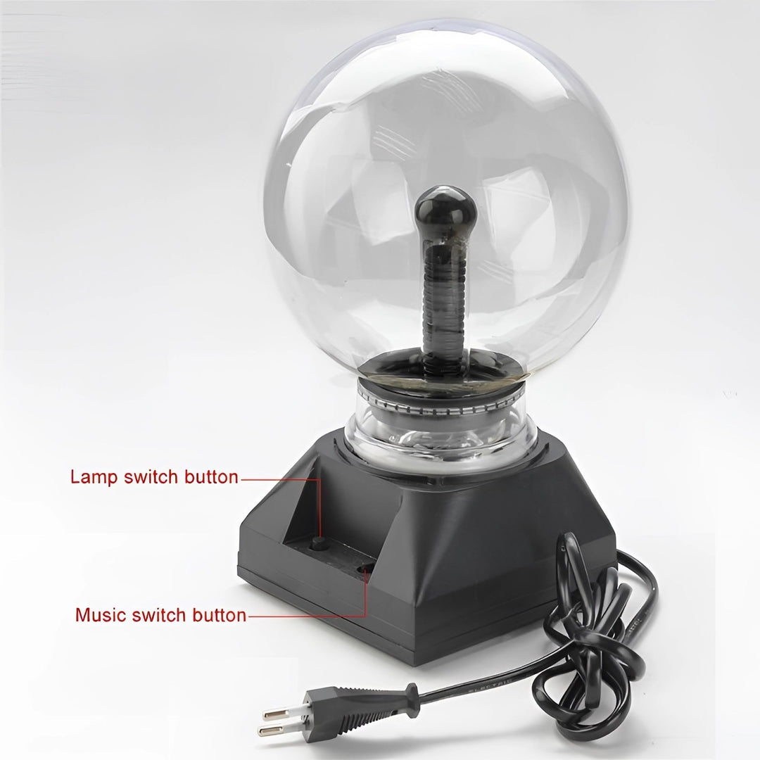 BowLift | Plasma Globe Light | Interactive Touch-Activated LED Orb for Home Decor & Science Experiments