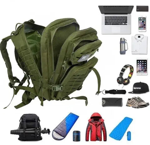 50-Liter-Tactical Backpack for Outdoor and Travel | Bowlift