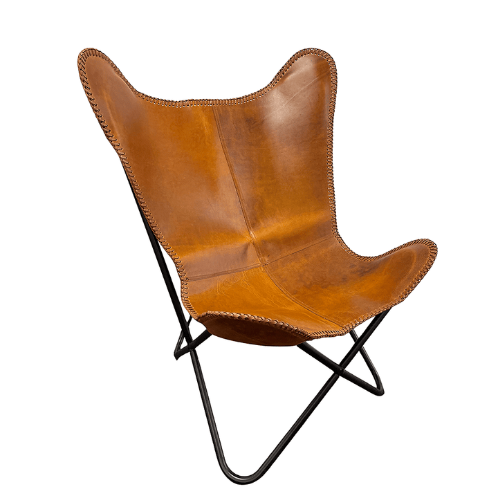Bat chair made of real leather (available in different colors) | Bowlift