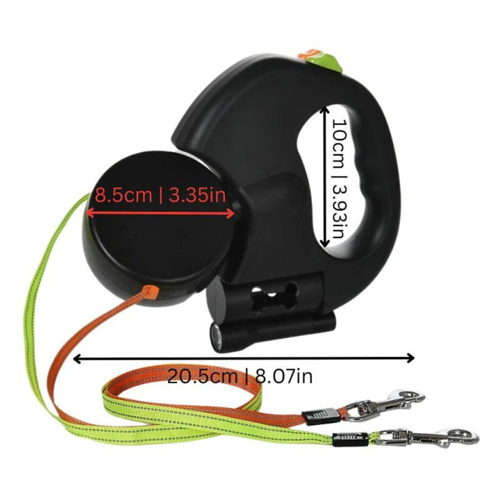 TangleFree Double Dog Leash – Tangle-Free Leash for Easy Walking with Two Dogs | Bowlift