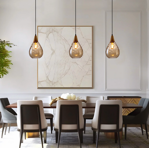 BowLift | Single Pendant from Obsidian Intense Light
