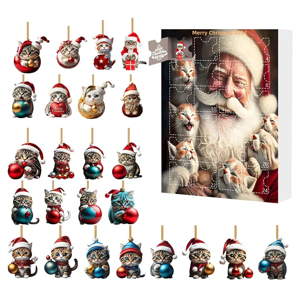 BowLift | Dachshund Advent Calendar 2024 – 24 Days Christmas Countdown with Funny Figures for Dog Lovers