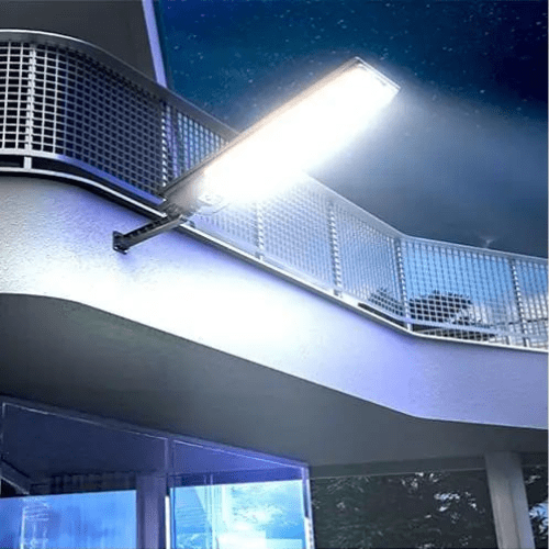 PowerBright Solar Outdoor Lamp 3000W – Wall or Pole Mounting IP65 | Bowlift