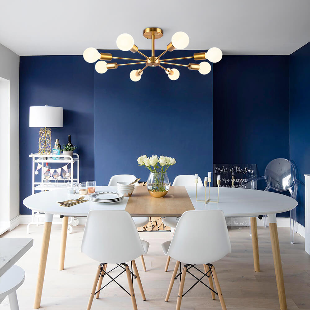 BowLift | Sputnik Chandelier for Semi-Recessed Installation