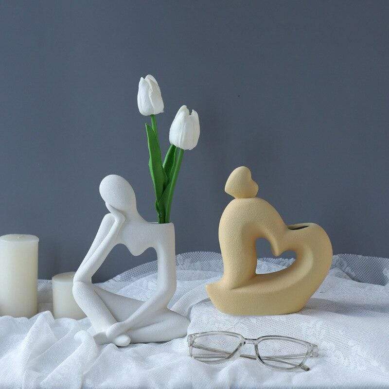 Thinking Man Art Vases Bowlift