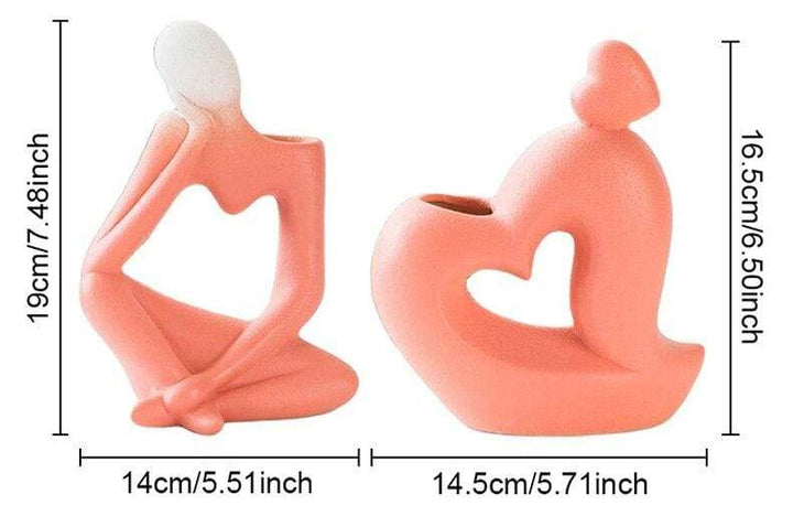 Thinking Man Art Vases Bowlift