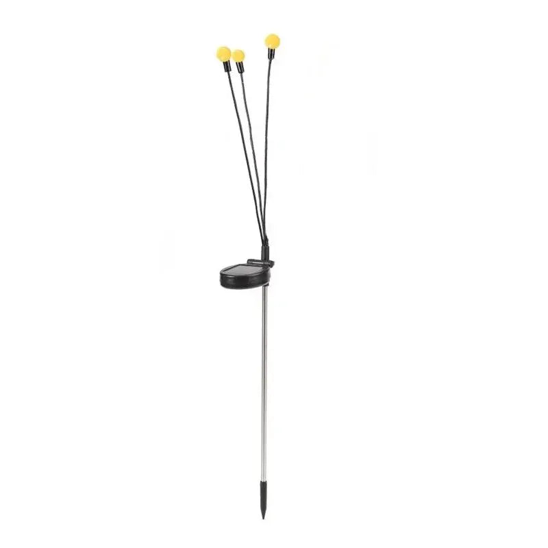 Solar-powered Firefly Garden Light - Three-headed LED Lamp for Outdoors | Bowlift
