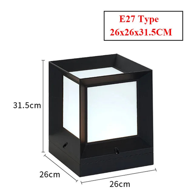 Outdoor Standalone Lamp for Gates and Driveways - Modern Lighting with LED | Bowlift