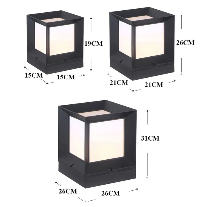 Outdoor Standalone Lamp for Gates and Driveways - Modern Lighting with LED | Bowlift