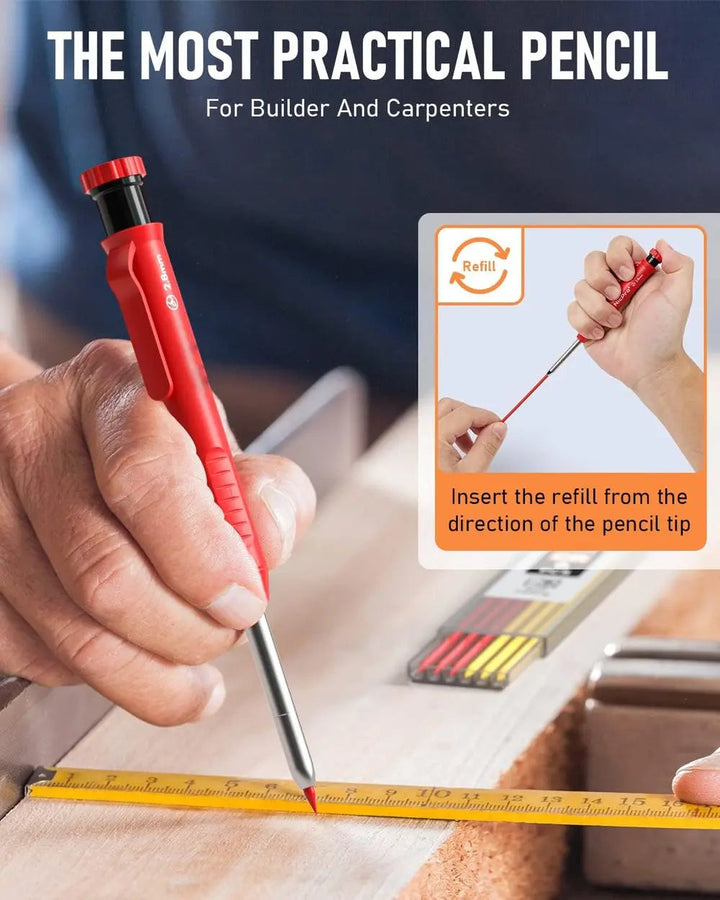 BowLift | Borehole carpenter pencil with refill set