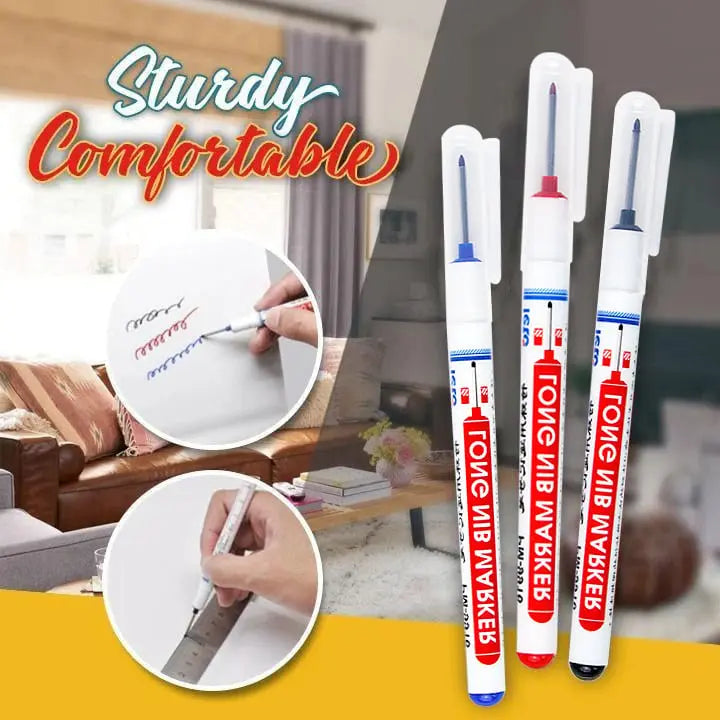 BowLift | Deep hole marker with long tip – Smudge-proof & waterproof (set of 3)