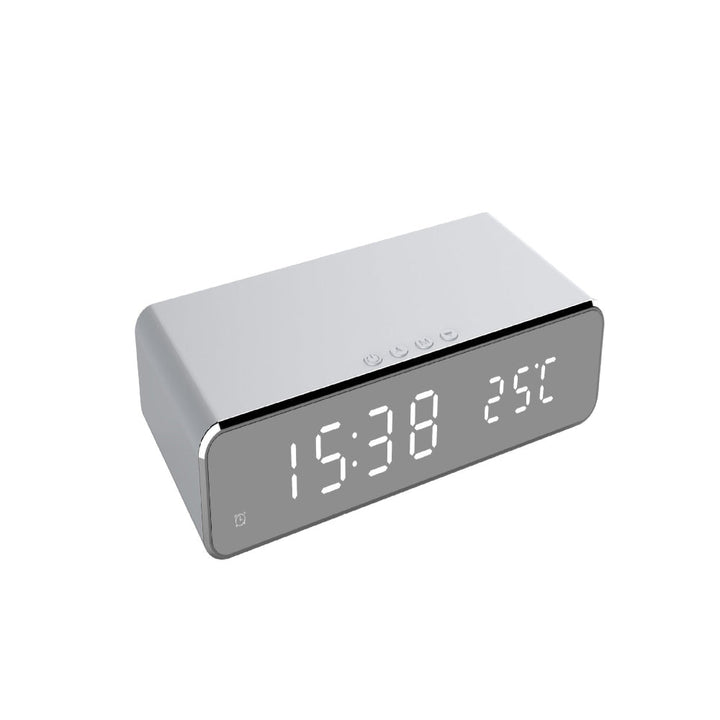 BowLift | TimeCharge – LED Alarm Clock with Built-In Wireless Charging Pad