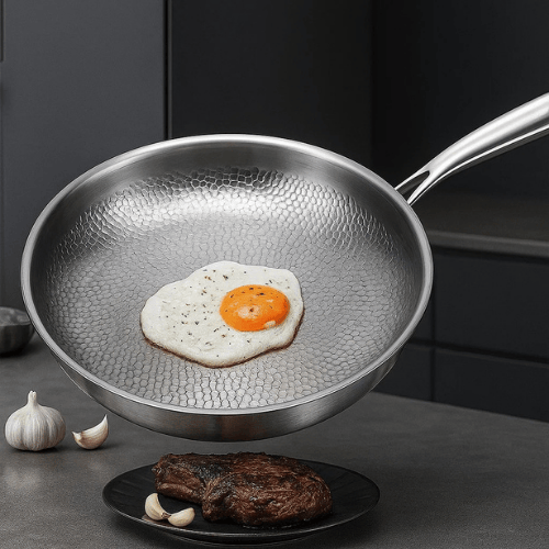 Titanpan – Forged Titanium Frying Pan Without Coating, Scratch Resistant and Heat Resistant | Bowlift