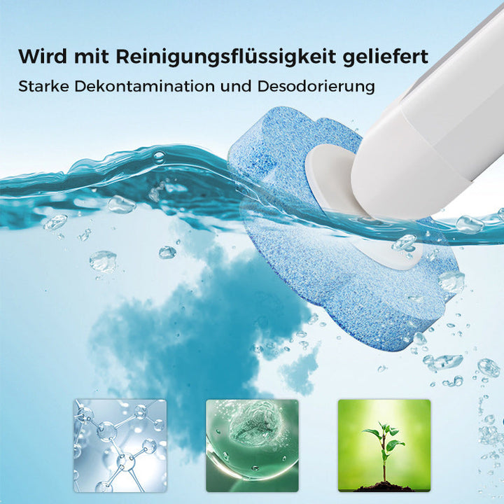 HygiBrush Disposable Toilet Brush with Replaceable Sponge Heads | Bowlift