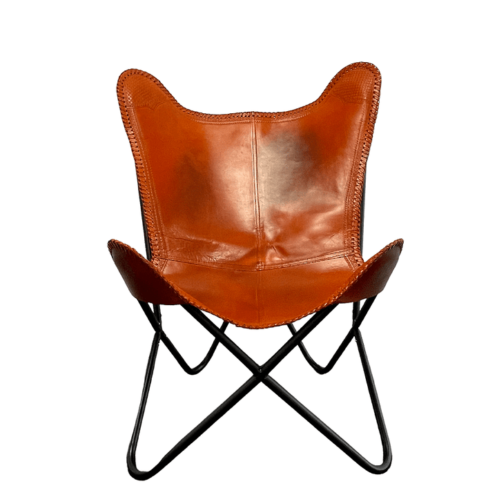 Bat chair made of real leather (available in different colors) | Bowlift