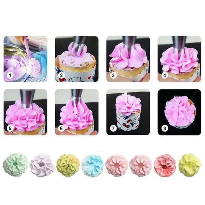 BowLift | Cake Decoration Set made of Stainless Steel – Create Flowers Like a Pro