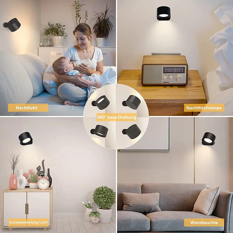 BowLift | LuminEase Magnetic LED Sconce