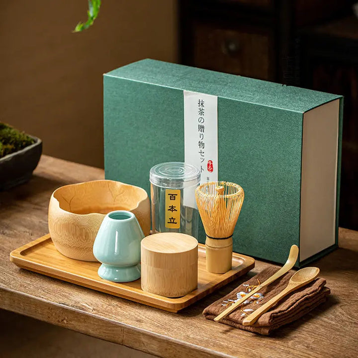 BowLift | Zenmatcha Tea Ceremony Set – Complete Matcha Gift Set with Bamboo Whisk and Bowl