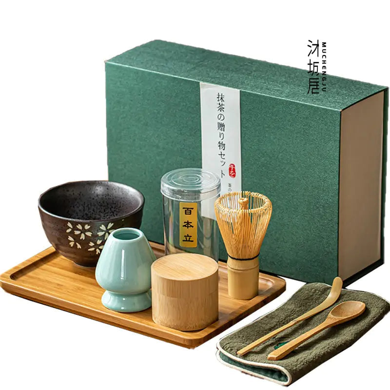 BowLift | Zenmatcha Tea Ceremony Set – Complete Matcha Gift Set with Bamboo Whisk and Bowl