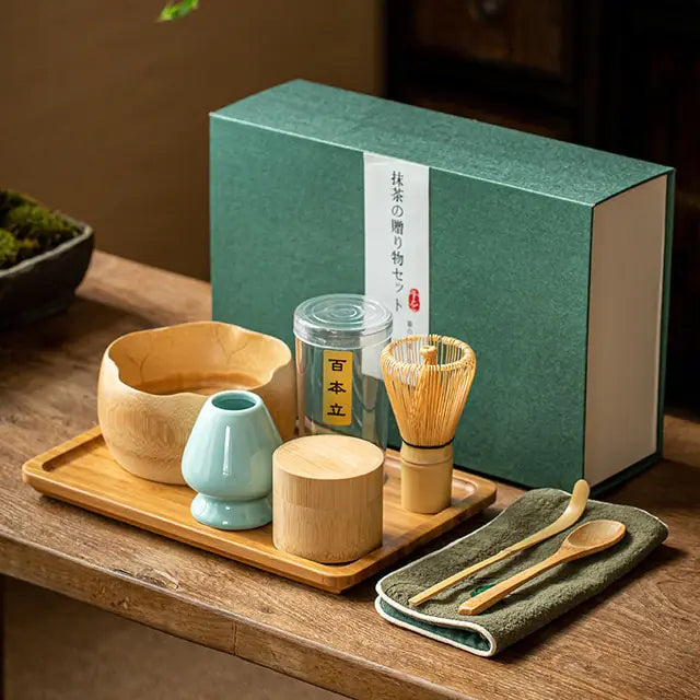 BowLift | Zenmatcha Tea Ceremony Set – Complete Matcha Gift Set with Bamboo Whisk and Bowl
