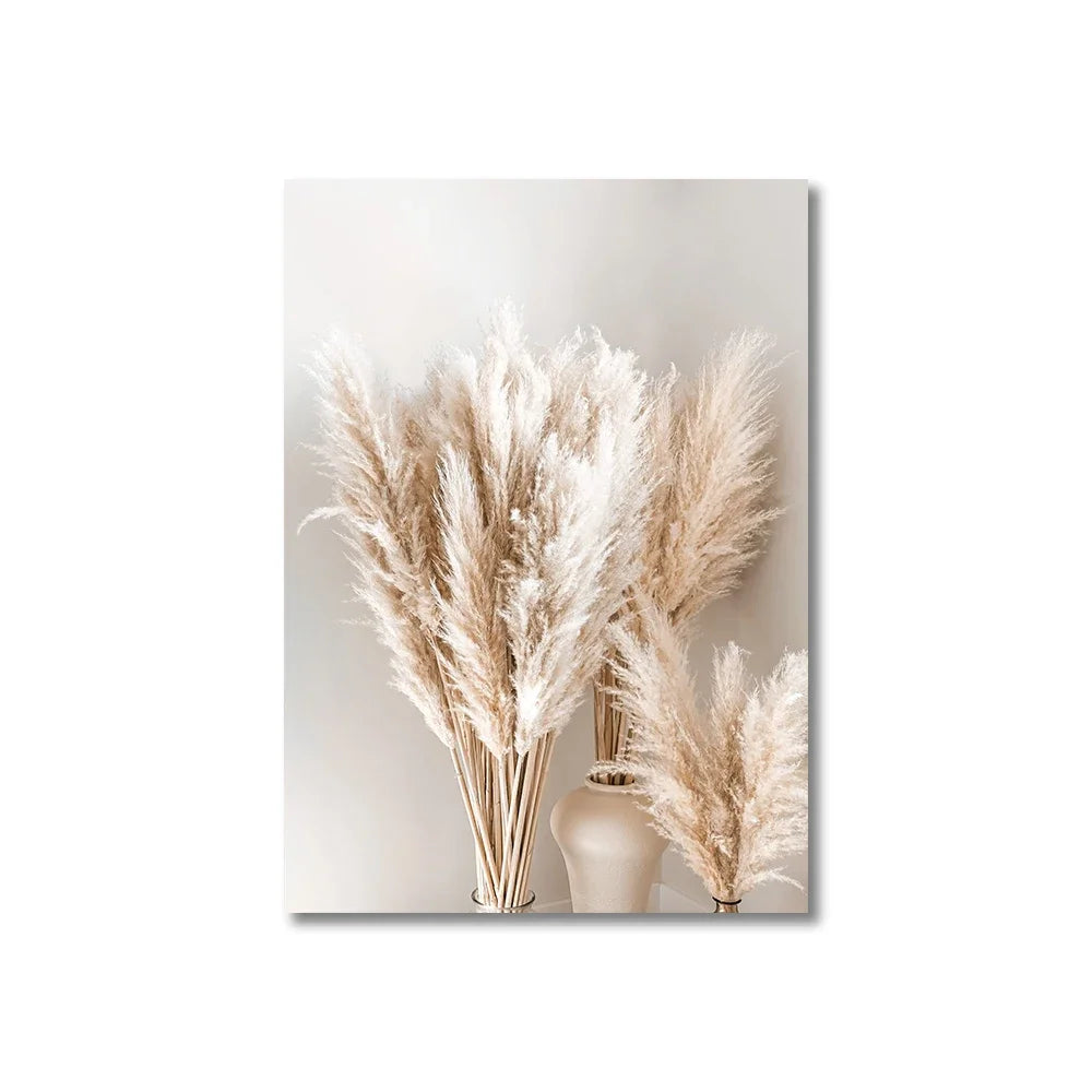 Tranquil Sea Grass Beach Seaside Landscape Wall Art Fine Art Canvas Prints Scandinavian Pictures Of Calm For Inspirational Living Room Decor | Bowlift